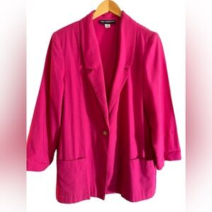 Vintage Pink Oversized Sag Harbor Blazer